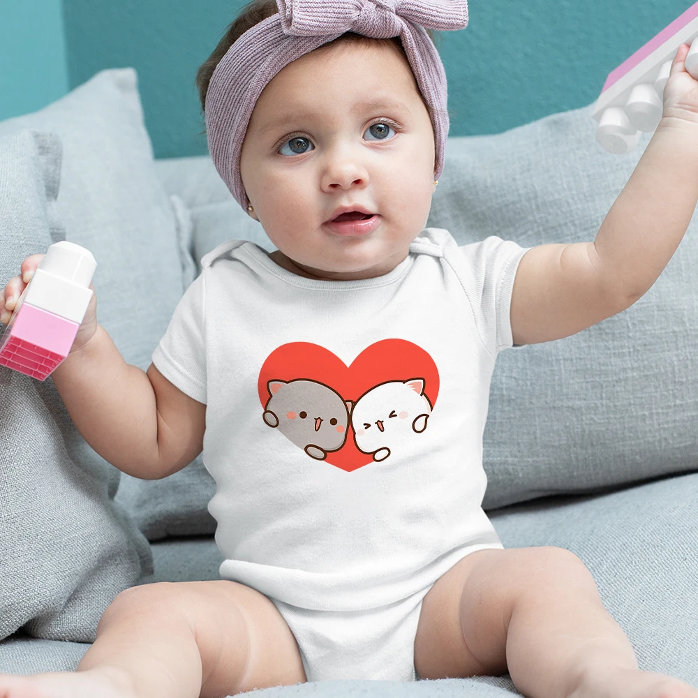 Cute Cats Printed Baby Rompers Kawaii Cartoon Baby Girl Clothes Short Sleeve Color Onesies Toddler Summer Fashion Ropa De Bebe
Cute Cats Printed Baby Rompers Kawaii Cartoon Baby Girl Clothes Short Sleeve Color Onesies Toddler Summer Fashion Ropa De Bebe