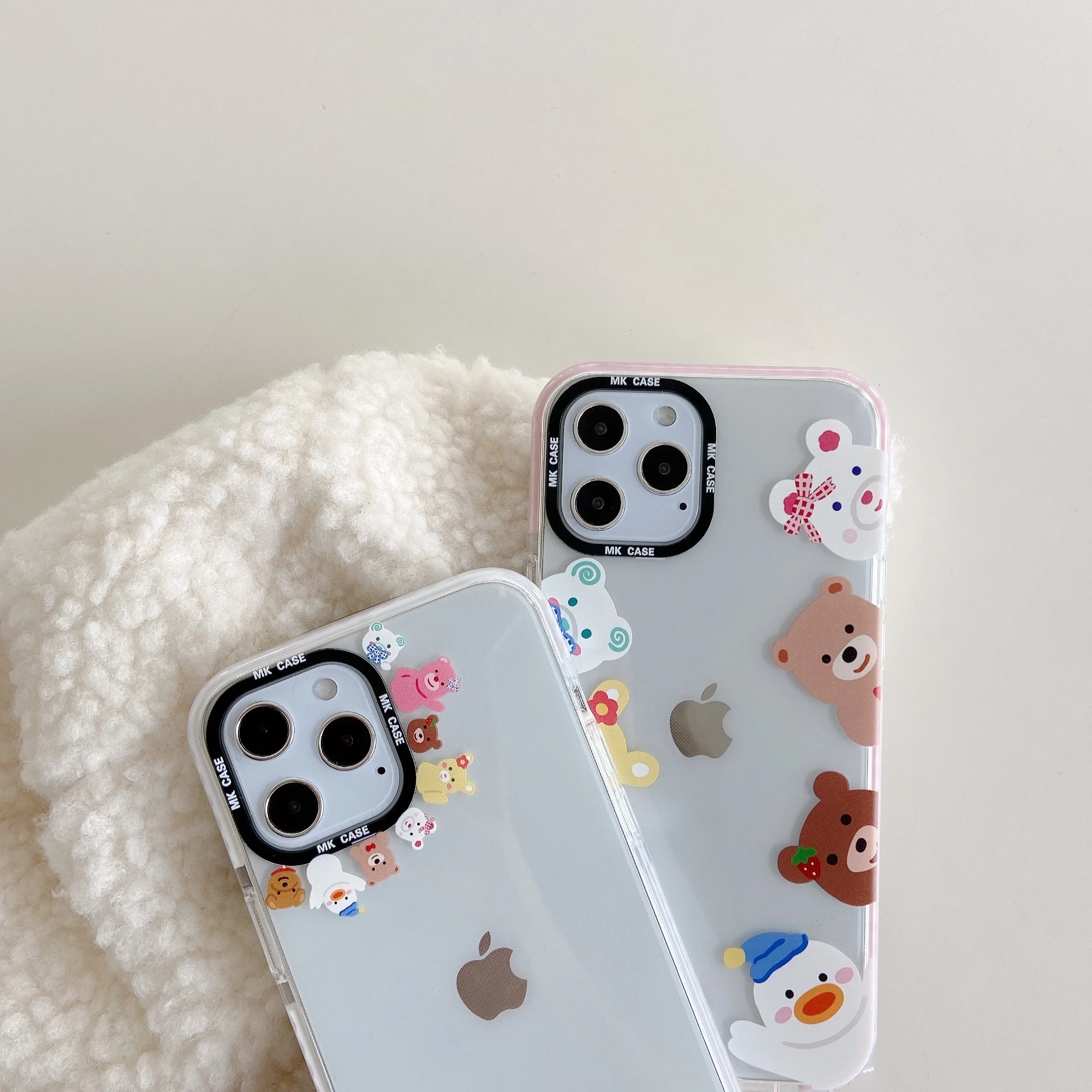Cute Cartoon Bear Clear Cases for iPhone 12 Pro Max 11 XR XS 7 8 Plus Silicon Rabbit Cover For iPhone SE 2020 12 mini 11pro
Cute Cartoon Bear Clear Cases for iPhone 12 Pro Max 11 XR XS 7 8 Plus Silicon Rabbit Cover For iPhone SE 2020 12 mini 11pro