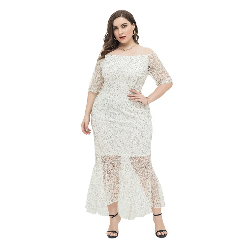2021 Plus Size Elegant Spring Summer Dresses For Women Lady Lace Long Evening Dress Cloth Sexy Strap White Chiffon Wedding Party
2021 Plus Size Elegant Spring Summer Dresses For Women Lady Lace Long Evening Dress Cloth Sexy Strap White Chiffon Wedding Party