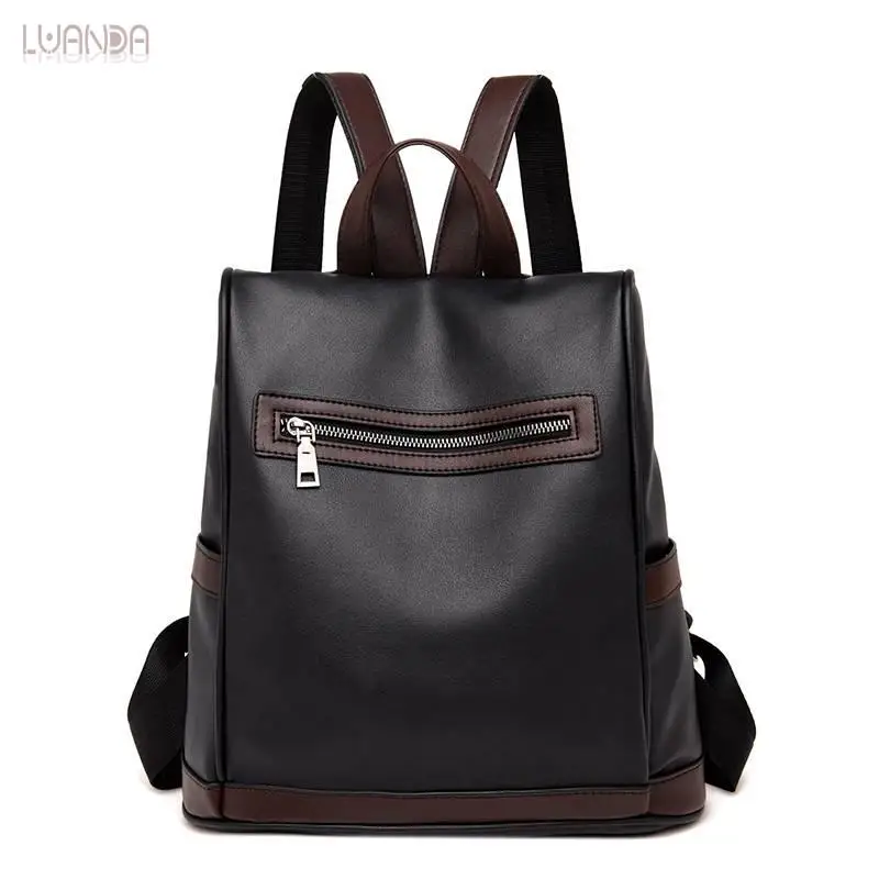 Women Backpack High Quality Casual Fashion Pu Leather Backpacks For Teenage Girls Female Black Shoulder Bag School Student Bag
Women Backpack High Quality Casual Fashion Pu Leather Backpacks For Teenage Girls Female Black Shoulder Bag School Student Bag