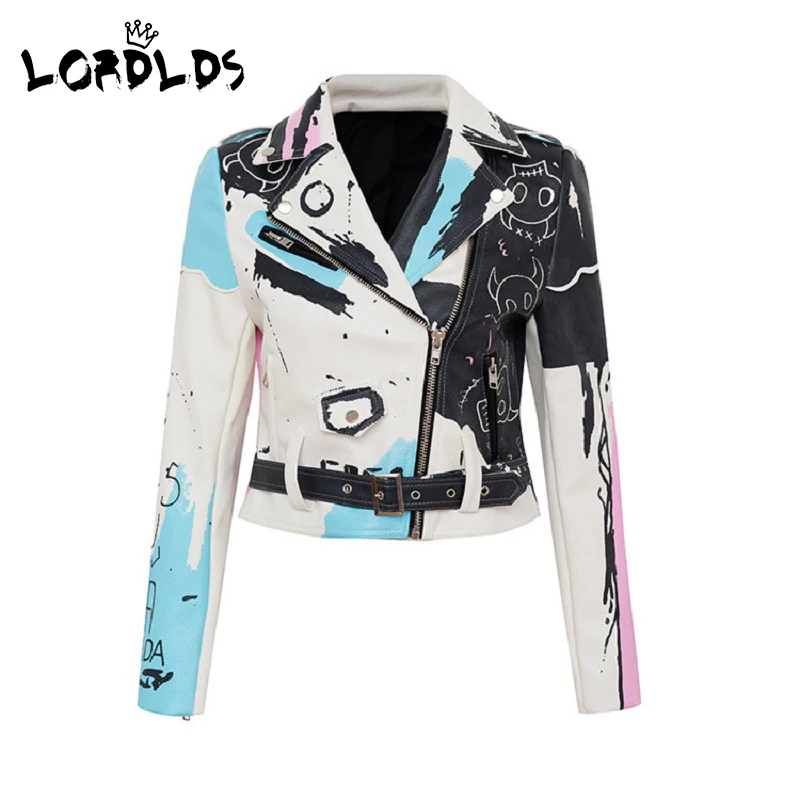 Женская кожаная куртка LORDLDS, байкерские куртки в стиле панк, зимняя верхняя одежда, уличная одежда
Женская кожаная куртка LORDLDS, байкерские куртки в стиле панк, зимняя верхняя одежда, уличная одежда