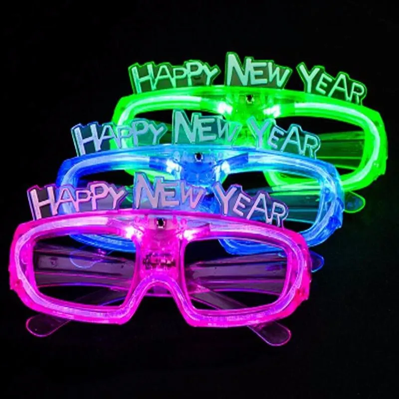 LED Glowing Glasses For Festival Casual Glow In The Dark Cold Light Happy New Year Party Supplies Eye Glasses
LED Glowing Glasses For Festival Casual Glow In The Dark Cold Light Happy New Year Party Supplies Eye Glasses