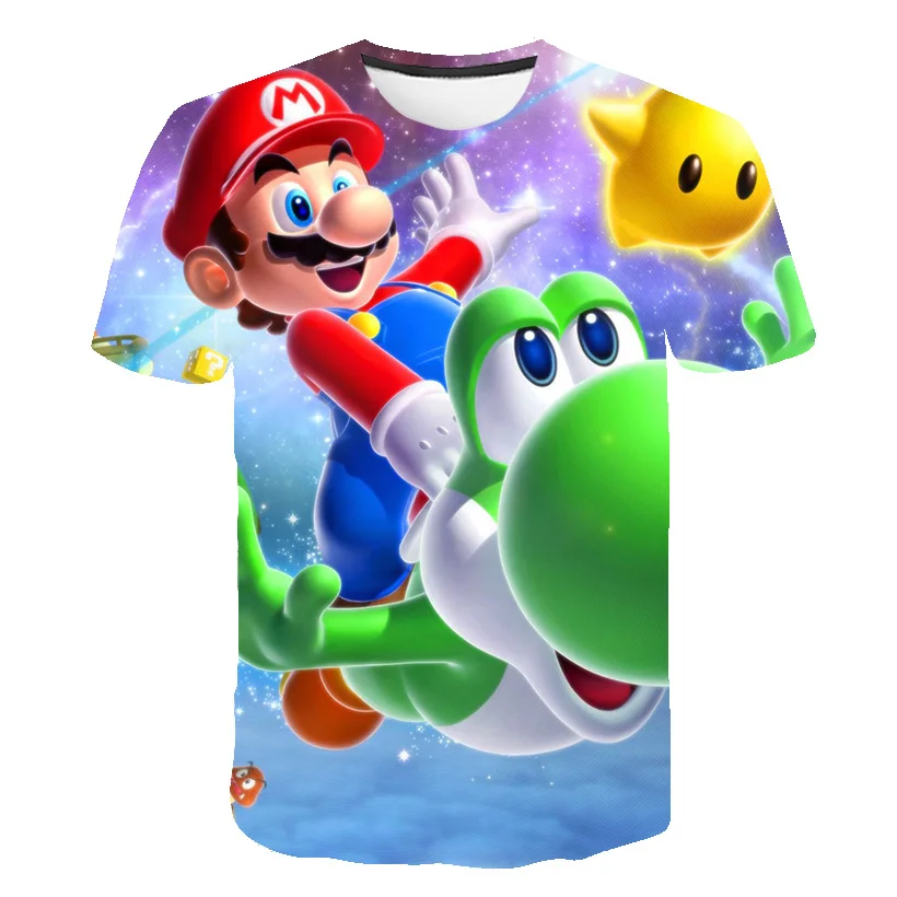 Anime Super Mario Cartoon Design Funny Children's T-shirt Casual Toddler Tops Boys Girls O-neck T-shirts Oversized T-shirts
Anime Super Mario Cartoon Design Funny Children's T-shirt Casual Toddler Tops Boys Girls O-neck T-shirts Oversized T-shirts