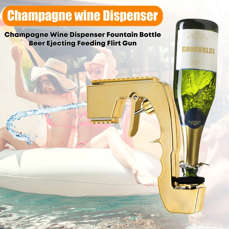 Champagne Sprayer Squirt Gun Beer Wine Gun Shoot 30 Feet Away Magic Wine Party Club KTB Bar Game Kitchen Tools
Champagne Sprayer Squirt Gun Beer Wine Gun Shoot 30 Feet Away Magic Wine Party Club KTB Bar Game Kitchen Tools