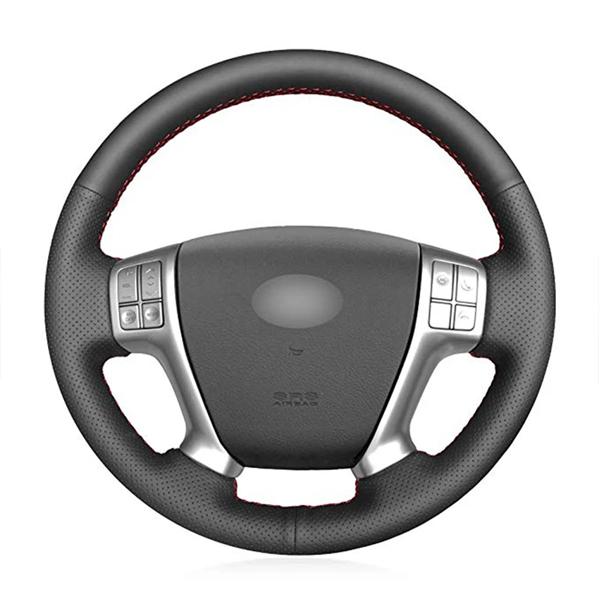 Hand-stitched Black Genuine Leather Car Steering Wheel Cover for Hyundai ix55 Veracruz 2007 2008 2009 2010 2011 2012 2013
Hand-stitched Black Genuine Leather Car Steering Wheel Cover for Hyundai ix55 Veracruz 2007 2008 2009 2010 2011 2012 2013