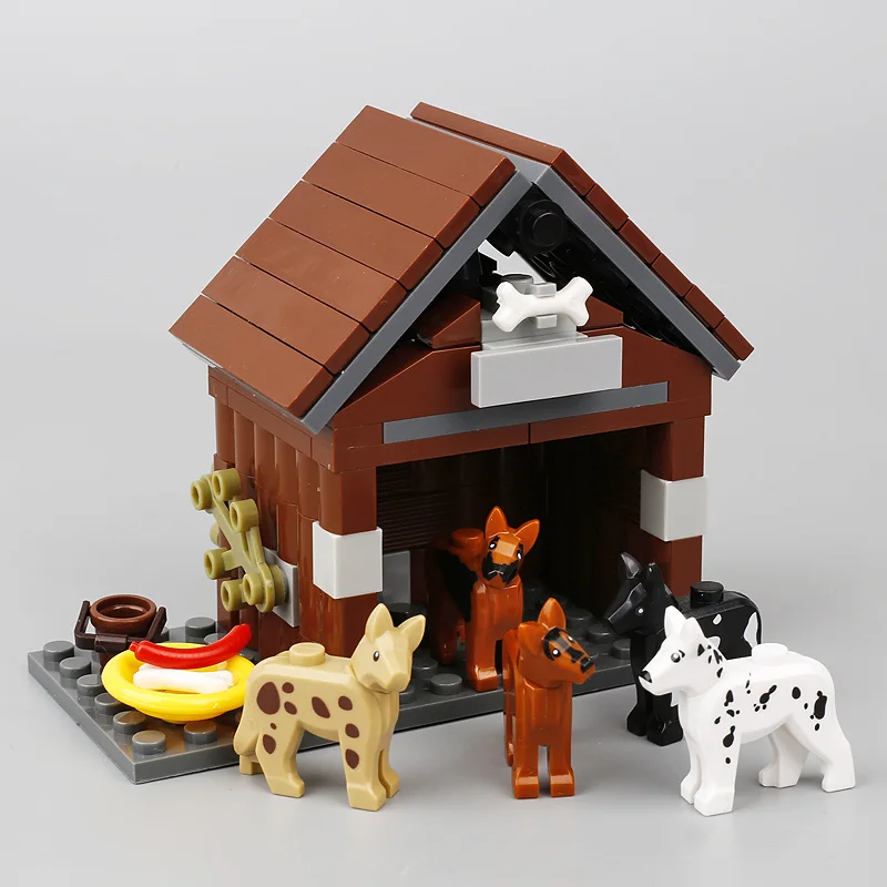 MOC Building Block Friend City Figures Cute Dogs Kennel Models Assemble Animals Bricks Kids Toys
MOC Building Block Friend City Figures Cute Dogs Kennel Models Assemble Animals Bricks Kids Toys