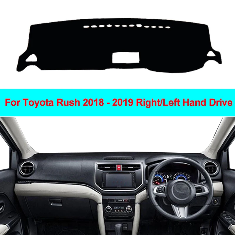 Двухслойный чехол для приборной панели автомобиля коврик накидка Toyota Rush 2018 2019 2020
