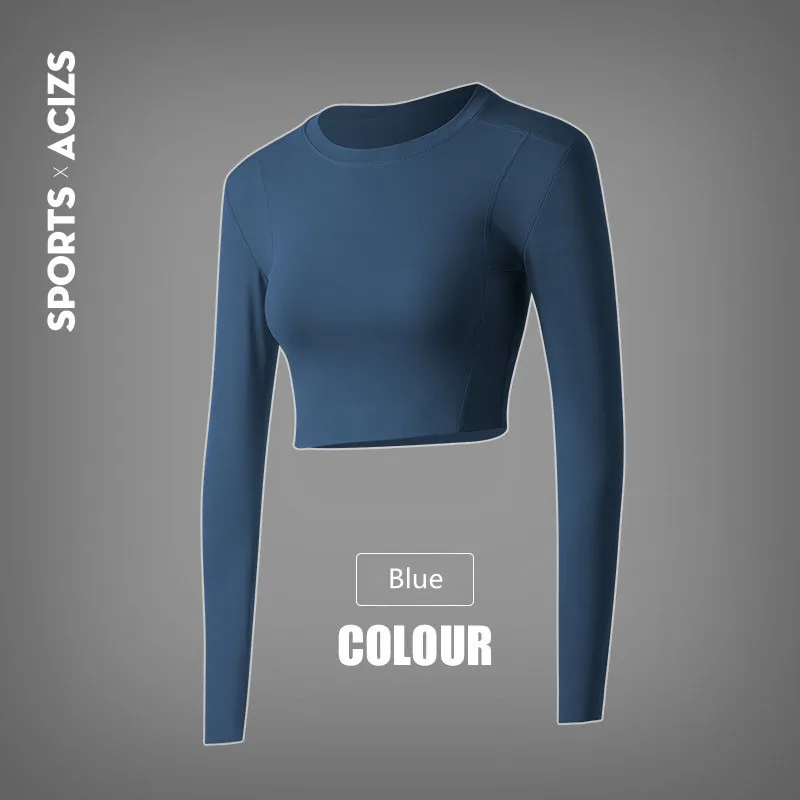 2021New Yoga Wear Long Sleeve Yoga Shirts Sport Tops Fitness Solid High Elastic Gym Yoga Running Full Sleeve Clothes Fashion
2021New Yoga Wear Long Sleeve Yoga Shirts Sport Tops Fitness Solid High Elastic Gym Yoga Running Full Sleeve Clothes Fashion