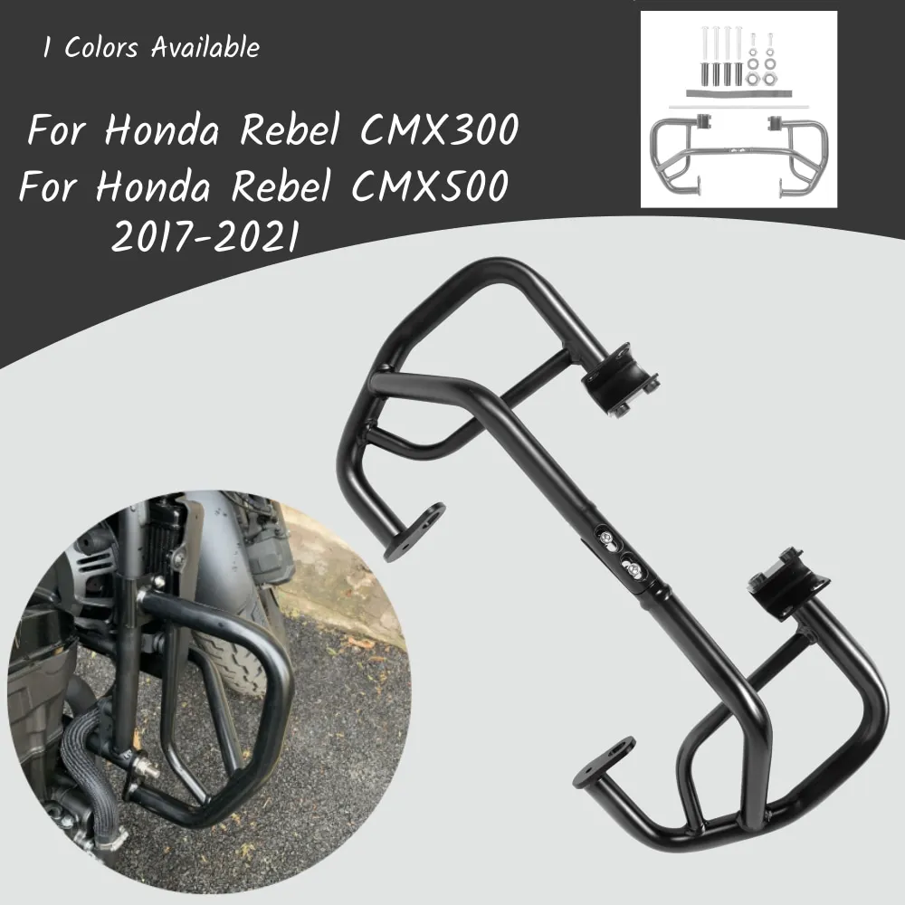 For Honda REBEL CMX300 CM500 2017-2021 2018 2019 Motorcycle Accessories CMX 300 CMX 500 Engine Guard Crash Bar Frame Protector
For Honda REBEL CMX300 CM500 2017-2021 2018 2019 Motorcycle Accessories CMX 300 CMX 500 Engine Guard Crash Bar Frame Protector