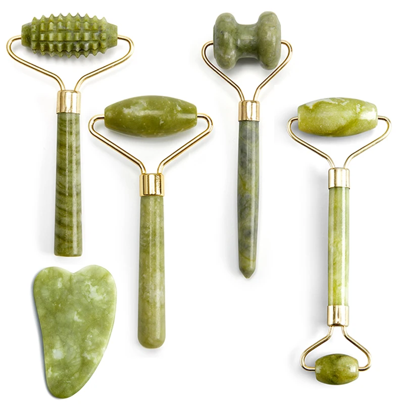 Roller Gua Sha Scraper Set Double-headed Jade Facial Massager Lifting Body Thin Neck Thin Lifting Tool health and beauty
Roller Gua Sha Scraper Set Double-headed Jade Facial Massager Lifting Body Thin Neck Thin Lifting Tool health and beauty