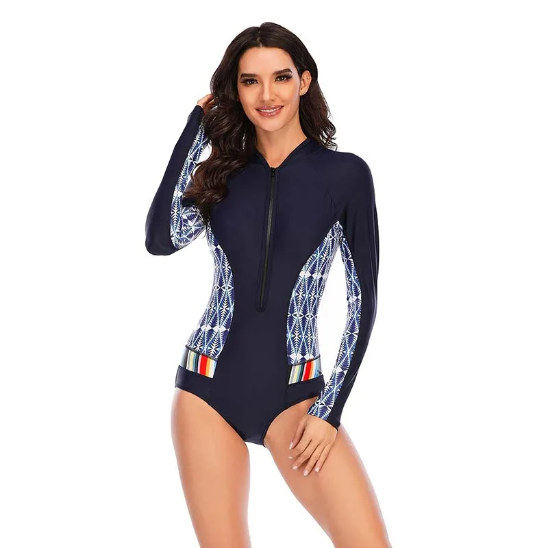 AONIHUA Long Sleeve Bathing Suits for Women One Piece Swimsuit Athletic Swimwear 2234
AONIHUA Long Sleeve Bathing Suits for Women One Piece Swimsuit Athletic Swimwear 2234