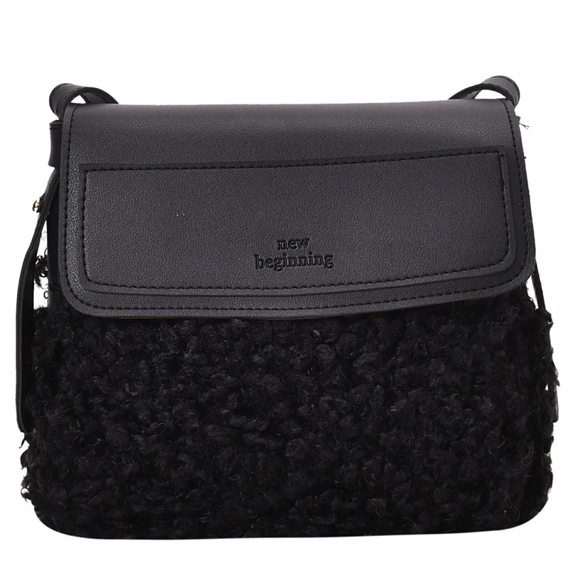 Elegant Female Square Crossbody bag 2021 New High quality PU Leather Women's Designer Handbag Plush Shoulder Messenger Bag
Elegant Female Square Crossbody bag 2021 New High quality PU Leather Women's Designer Handbag Plush Shoulder Messenger Bag
