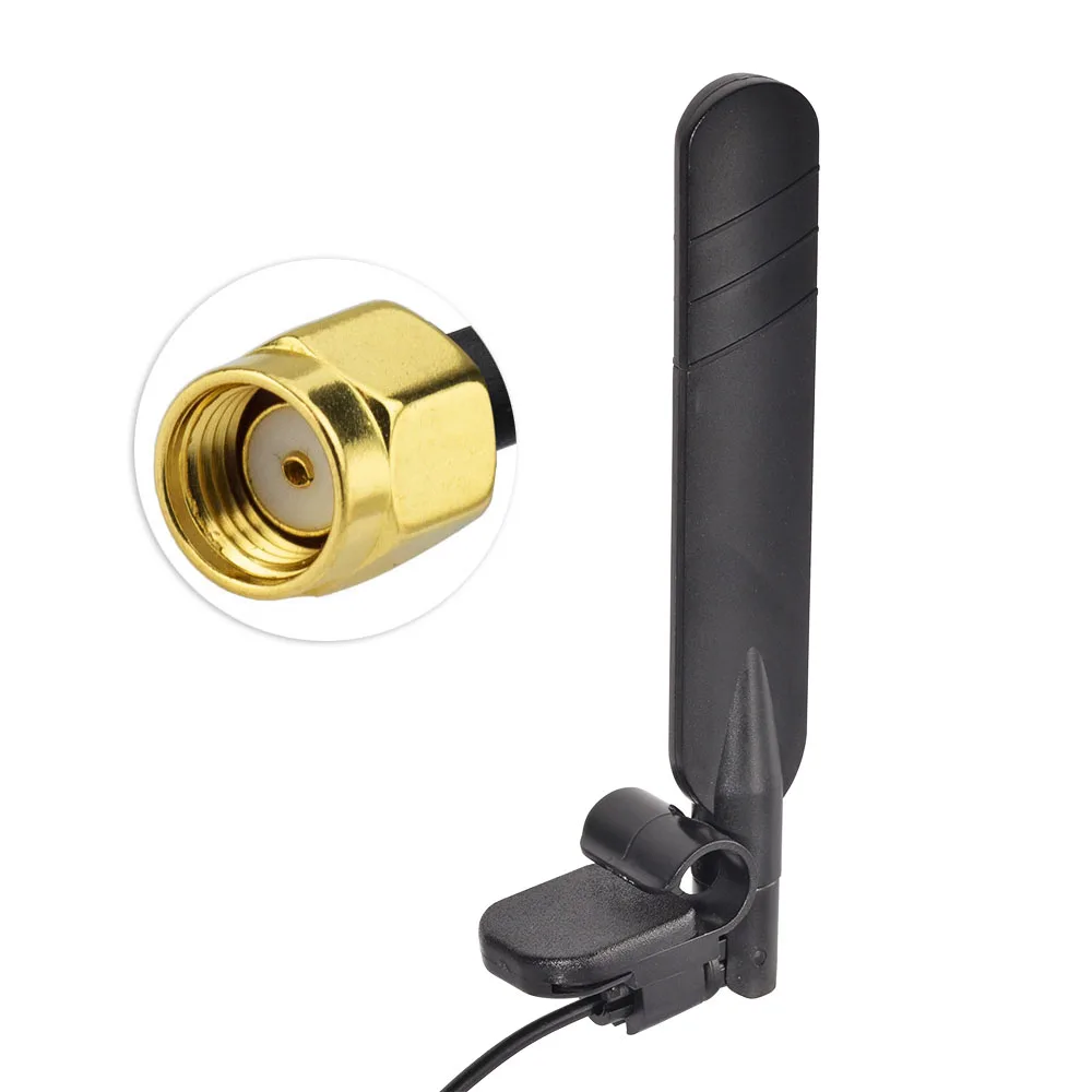 Superbat 2.4GHz WiFi Clip/Blade Antenna RP-SMA Male (Female in) Connector for Ubiquiti PCMCIA Wireless Card
Superbat 2.4GHz WiFi Clip/Blade Antenna RP-SMA Male (Female in) Connector for Ubiquiti PCMCIA Wireless Card