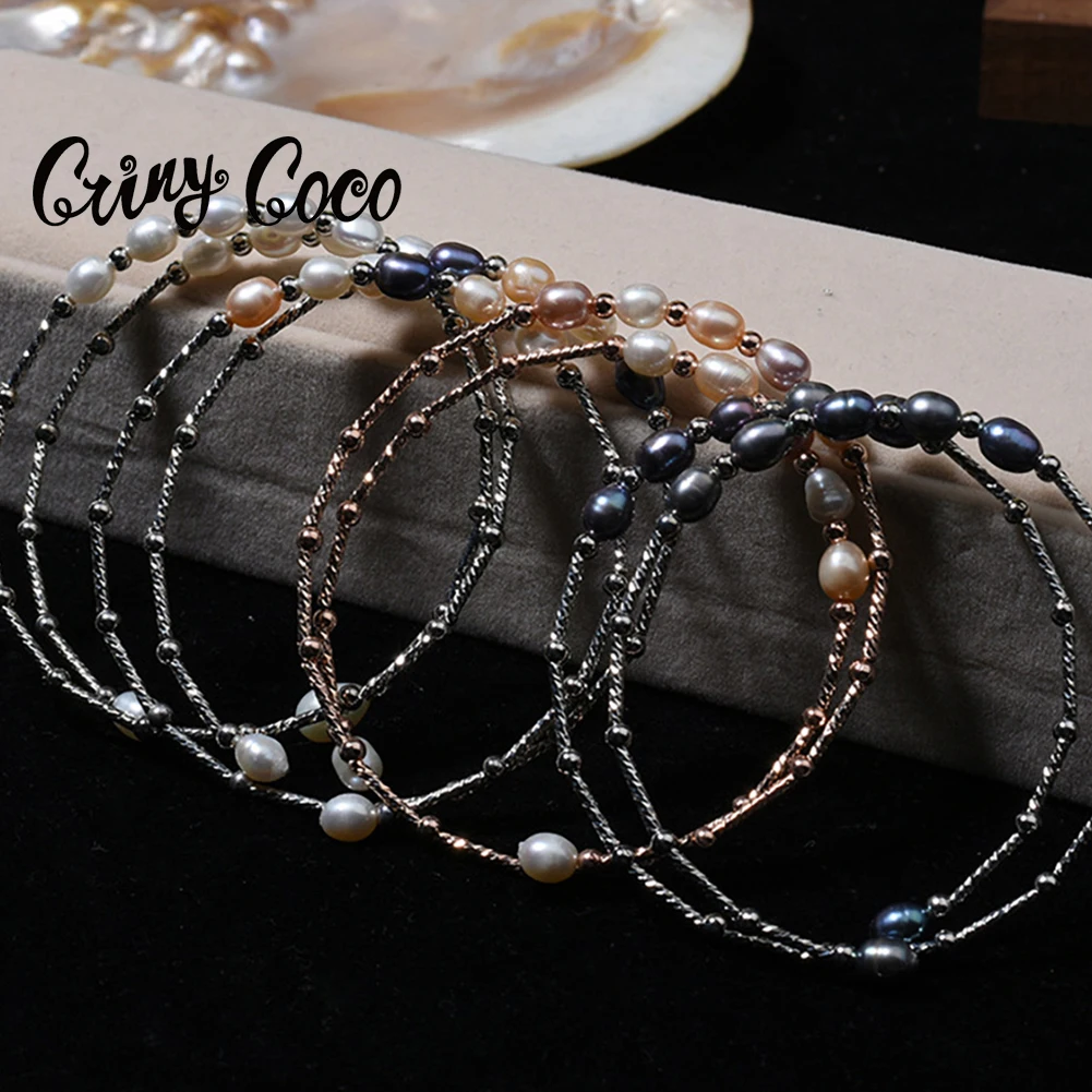 Cring Coco 2022 Popular Design Natural Freshwater Pearl Bracelet Mixed Color Multi-Layer Bracelet Mother's Gifts Women Bracelets
Cring Coco 2022 Popular Design Natural Freshwater Pearl Bracelet Mixed Color Multi-Layer Bracelet Mother's Gifts Women Bracelets