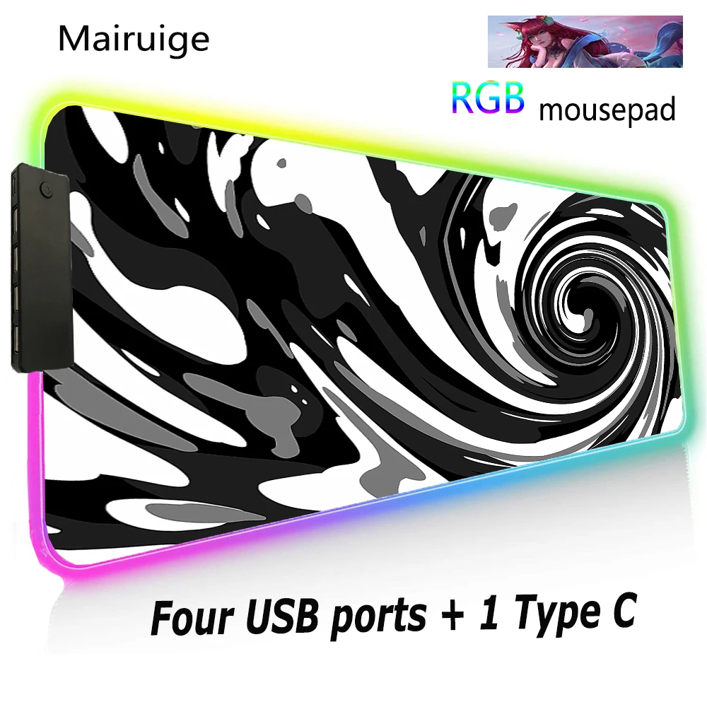 Проводной RGB-коврик для мыши с интерфейсом Type-EC, черный персональный вращающийся полосатый коврик для мыши Xl, Настольный коврик для клавиату...
Проводной RGB-коврик для мыши с интерфейсом Type-EC, черный персональный вращающийся полосатый коврик для мыши Xl, Настольный коврик для клавиату...