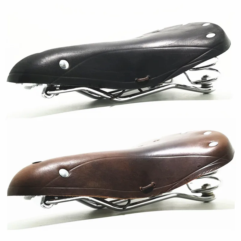 G98 Bicycle Saddle Pure Cowhide Handmade Seat Custion Bike Sport Retro Vintage Bicycle Cycling Saddle
G98 Bicycle Saddle Pure Cowhide Handmade Seat Custion Bike Sport Retro Vintage Bicycle Cycling Saddle