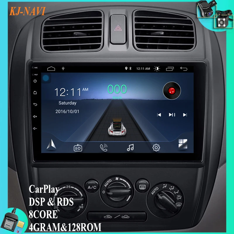 Магнитола для Mazda 323 BJ 2000 - 2003 Android 11, автомобильное радио, мультимедийный видеоплеер, навигация GPS, без 2din DVD
Магнитола для Mazda 323 BJ 2000 - 2003 Android 11, автомобильное радио, мультимедийный видеоплеер, навигация GPS, без 2din DVD
