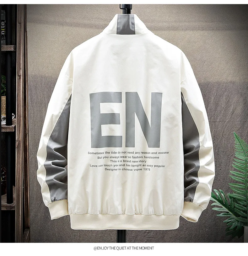 Harajuku Streetwear Letter Printed Hooded Jackets Men Fashion Hip Hop Tracksuit Jacket Coat Patchwork Windbreaker Jacket Hoody
Harajuku Streetwear Letter Printed Hooded Jackets Men Fashion Hip Hop Tracksuit Jacket Coat Patchwork Windbreaker Jacket Hoody