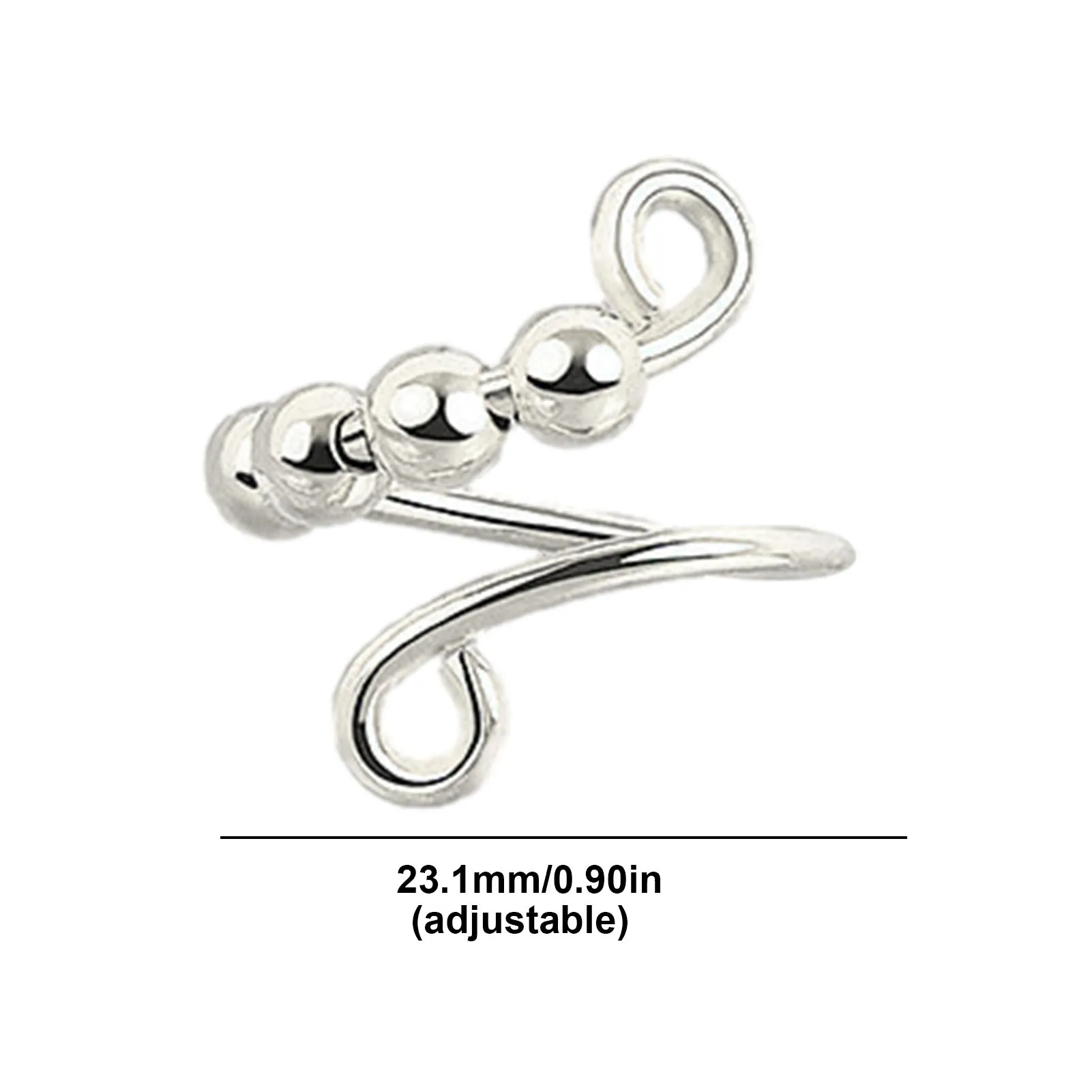 Rings For Teen Girls And Women Rollable Beads Single Circle Spiral Free Rotation Decompression Relieve Anxiety Rings
Rings For Teen Girls And Women Rollable Beads Single Circle Spiral Free Rotation Decompression Relieve Anxiety Rings