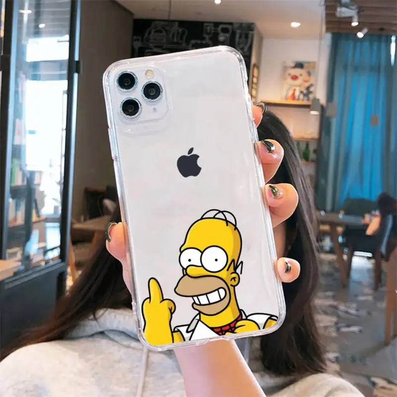 Simpson funny cute cartoon bear Phone Case Transparent for iPhone 6 7 8 11 12 s mini pro X XS XR MAX Plus cover funda shell
Simpson funny cute cartoon bear Phone Case Transparent for iPhone 6 7 8 11 12 s mini pro X XS XR MAX Plus cover funda shell