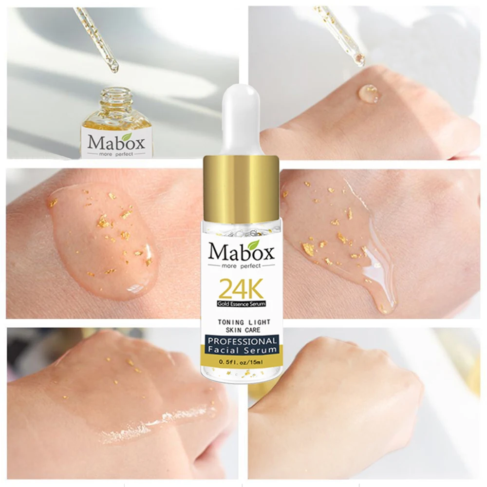 24K Gold Facial Serum Anti-Aging Wrinkle Deep Repair Skin 15ml Essence hyaluronic acid Whitening Face Skin Care
24K Gold Facial Serum Anti-Aging Wrinkle Deep Repair Skin 15ml Essence hyaluronic acid Whitening Face Skin Care
