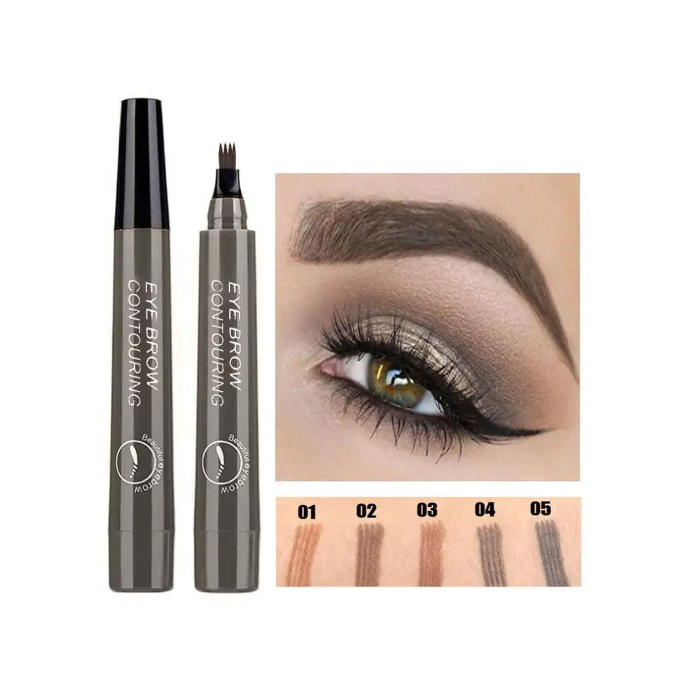 3D Microblading Eyebrow Tattoo Pen 4 Fork Tips Fine Pencil Eyebrow Sketch Eyebrow Natural Makeup Tint Liquid Waterproof Pen G1Z0
3D Microblading Eyebrow Tattoo Pen 4 Fork Tips Fine Pencil Eyebrow Sketch Eyebrow Natural Makeup Tint Liquid Waterproof Pen G1Z0