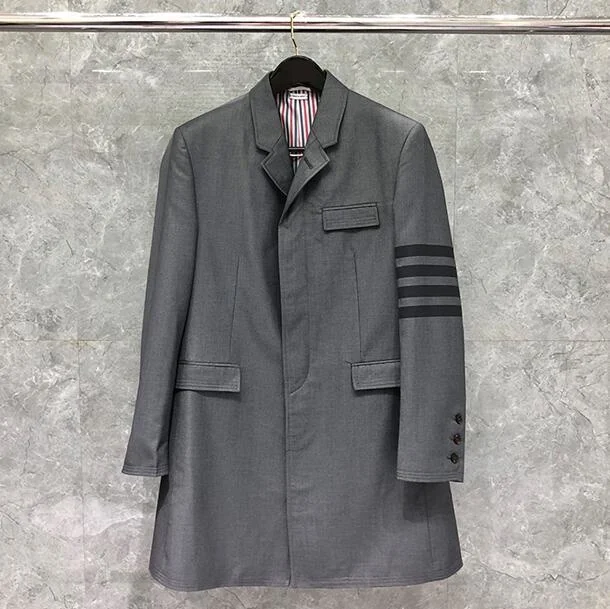 Fashion TB 2021 THOM Brand Windbreaker Spring Autumn Men's Long Coat Turn Down Collar Casual Men Slim Jacket Formal Suit
Fashion TB 2021 THOM Brand Windbreaker Spring Autumn Men's Long Coat Turn Down Collar Casual Men Slim Jacket Formal Suit