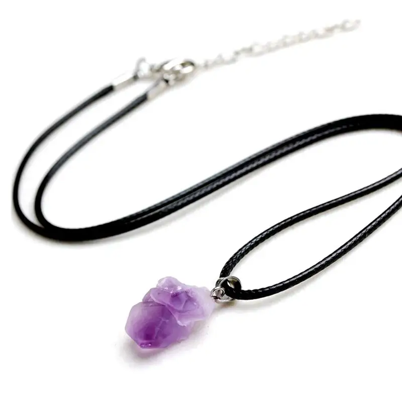 Crystal Stone Pendant Necklace Creative Energy Stone Necklace Clavicle Necklace Fashion For Men Women Jewelry DIY Gift
Crystal Stone Pendant Necklace Creative Energy Stone Necklace Clavicle Necklace Fashion For Men Women Jewelry DIY Gift