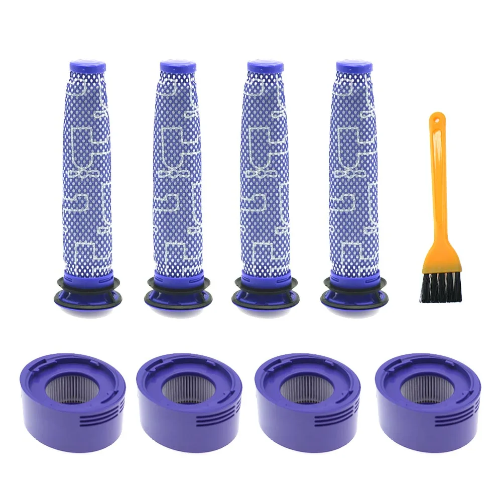 6 Pack Pre-Filters and 2 Pack HEPA Post-Filters Replacements Compatible Dyson V8 and V7 Cordless Vacuum Cleaners
6 Pack Pre-Filters and 2 Pack HEPA Post-Filters Replacements Compatible Dyson V8 and V7 Cordless Vacuum Cleaners