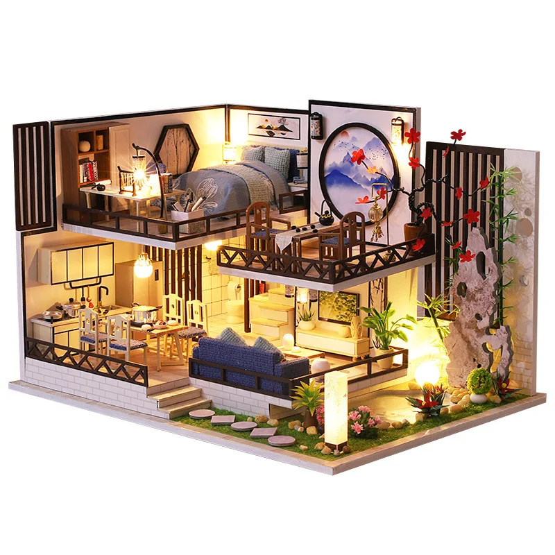 DIY Dollhouse Chinese Style Ancient Style Architecture Model Building Kit Doll House Toys Ddecoration Cottage Girl Birthday Gift
DIY Dollhouse Chinese Style Ancient Style Architecture Model Building Kit Doll House Toys Ddecoration Cottage Girl Birthday Gift