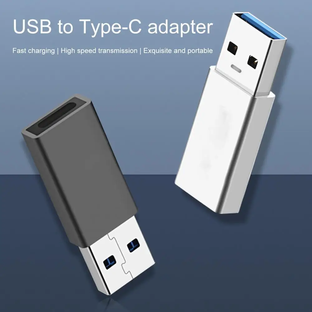 Charger Adapter Charging Data Transmission Aluminum Alloy Type-c Female to USB 3.0 Converter for Mobile Phone
Charger Adapter Charging Data Transmission Aluminum Alloy Type-c Female to USB 3.0 Converter for Mobile Phone