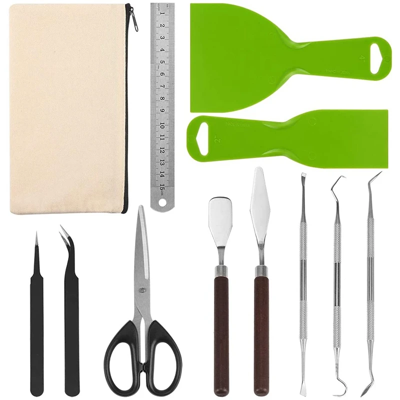 12-Piece Vinyl Weeding Tool Kit Basic Craft Weeding Tool Kit For Precise Circle Silhouette Embossed Words
12-Piece Vinyl Weeding Tool Kit Basic Craft Weeding Tool Kit For Precise Circle Silhouette Embossed Words