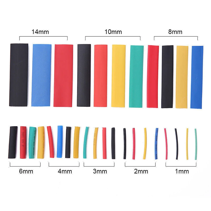 Universal 164PCS PE Mixed Colors Heat Shrink Tubing Heat Insulation Shrinkable Tube Sleeve Replacement Accessories
Universal 164PCS PE Mixed Colors Heat Shrink Tubing Heat Insulation Shrinkable Tube Sleeve Replacement Accessories