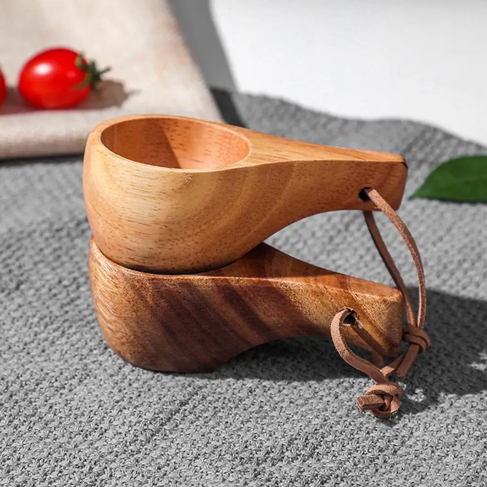 New Nordic Style Handmade Wooden Cup For Camping Hiking Survival Tea Cup Water Coffee Cups Household Kitchen Supplies 
New Nordic Style Handmade Wooden Cup For Camping Hiking Survival Tea Cup Water Coffee Cups Household Kitchen Supplies