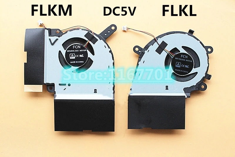 New ORG Laptop CPU/GPU Cooling Fan For ASUS ROG Strix Hero III G731 G731G G731GW DFS5K12304363L-FLKL DFS5K12115491L-FLKM
New ORG Laptop CPU/GPU Cooling Fan For ASUS ROG Strix Hero III G731 G731G G731GW DFS5K12304363L-FLKL DFS5K12115491L-FLKM