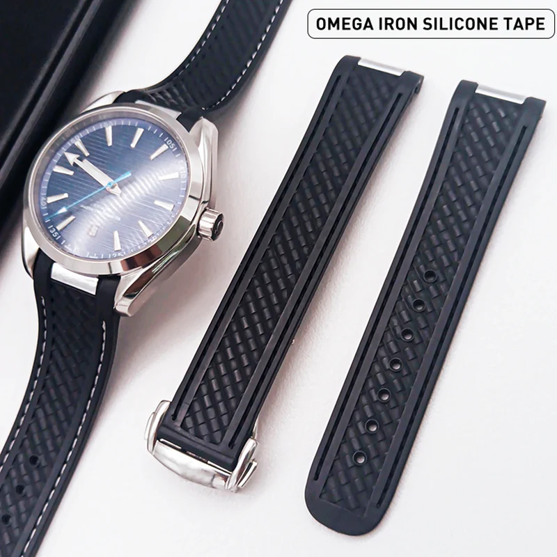 Ремешок для часов Omega SEAMASTER AT150, 8500, водостойкий, мягкий, силиконовый, 20 мм
Ремешок для часов Omega SEAMASTER AT150, 8500, водостойкий, мягкий, силиконовый, 20 мм