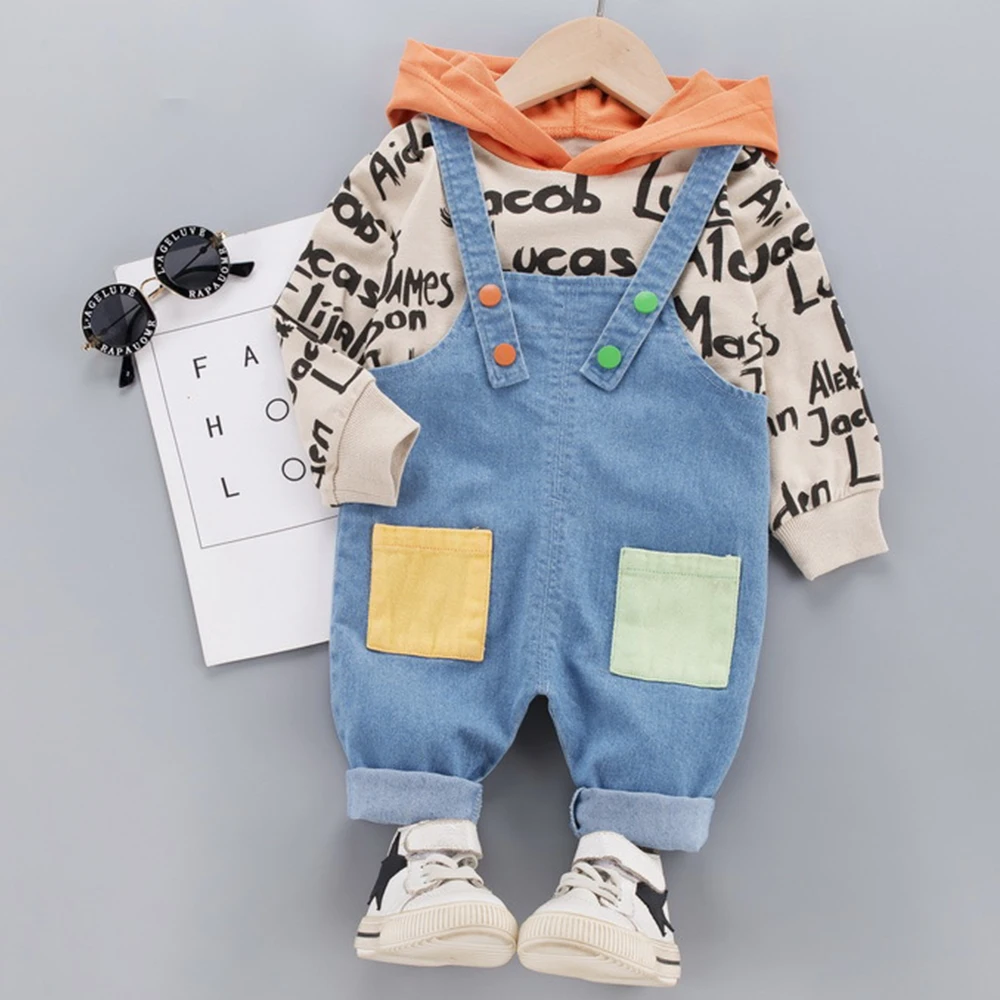 Little Girl Romper Kids Clothes Pants Denim Boy Spring New Children's With Straps A 2-Piece 2021 Spring And Autumn Handsome Suit
Little Girl Romper Kids Clothes Pants Denim Boy Spring New Children's With Straps A 2-Piece 2021 Spring And Autumn Handsome Suit
