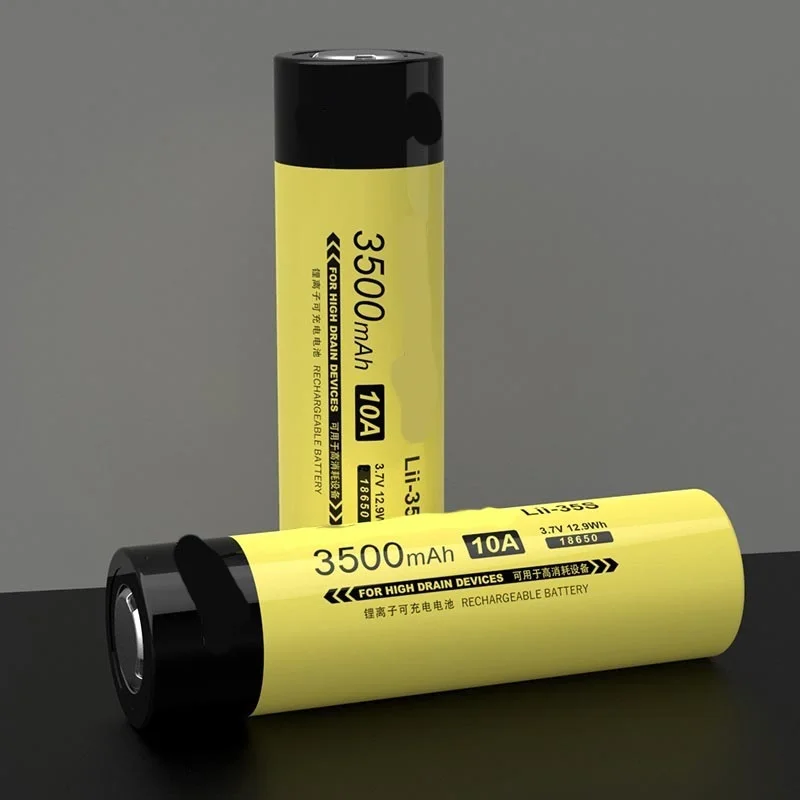 4 PCS New Lii-35S 18650 3.7V 3500mAh Rechargeable Lithium Battery For LED Flashlight
4 PCS New Lii-35S 18650 3.7V 3500mAh Rechargeable Lithium Battery For LED Flashlight