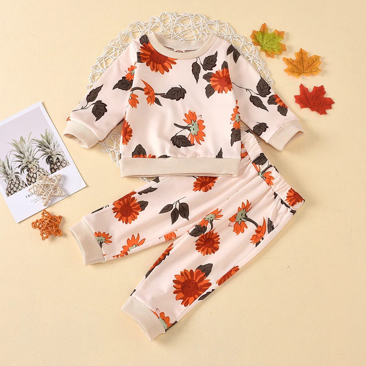 Baby Girl Sunflower Clothes Autumn Winter Infant Girls Long Sleeve Baby Girl Outfit Set Fall Clothes for Baby Girls Costume
Baby Girl Sunflower Clothes Autumn Winter Infant Girls Long Sleeve Baby Girl Outfit Set Fall Clothes for Baby Girls Costume