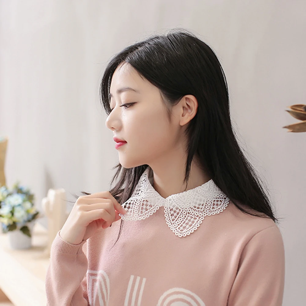 New False Lace Shirt Collar Female Adjustable Blouse Sweater Neckline Detachable Lace-up Decor Collar Clothing Accessories
New False Lace Shirt Collar Female Adjustable Blouse Sweater Neckline Detachable Lace-up Decor Collar Clothing Accessories