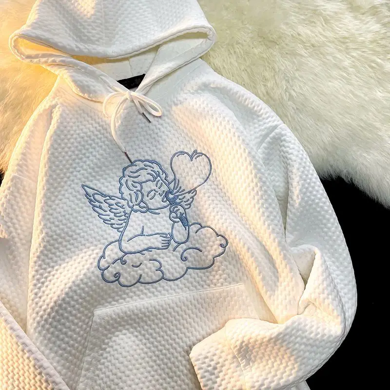 Waffle Hoodies Women Fabric Double Hat Embroidered Hoodies Spring Autumn Minority Loose Korean Hooded Jacket Hooded Sweatshirt
Waffle Hoodies Women Fabric Double Hat Embroidered Hoodies Spring Autumn Minority Loose Korean Hooded Jacket Hooded Sweatshirt