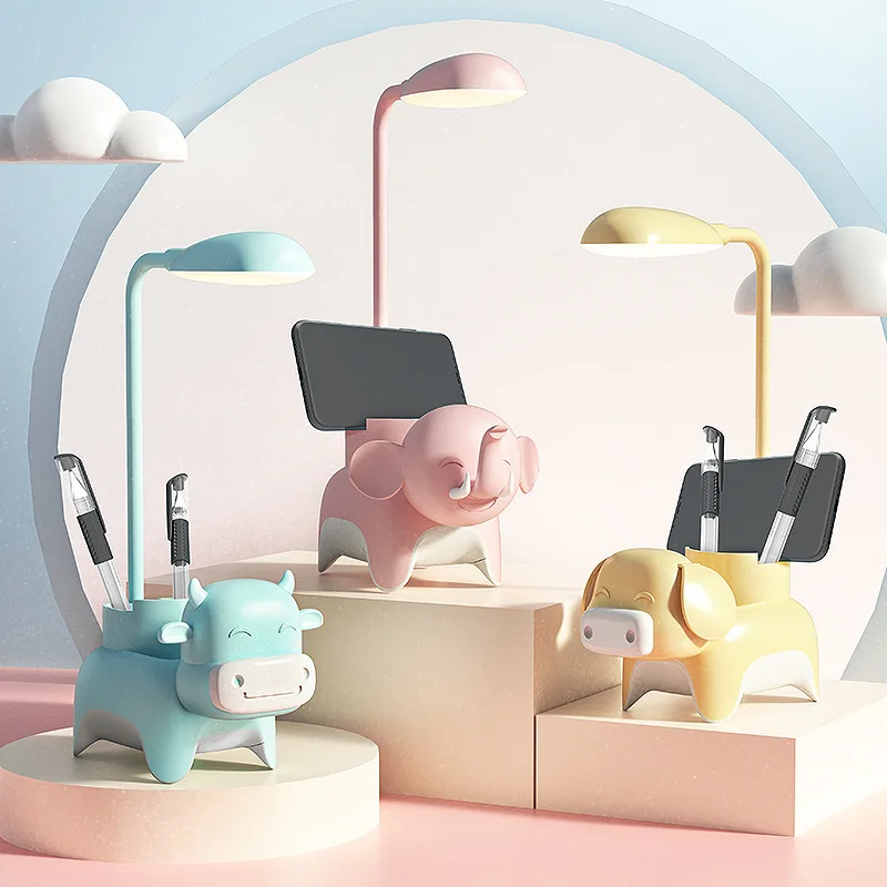 Desk Phone Holder Usb Cartoon Creative Mini Pen Holder Table Lamp Usb Charging Child Study Desk Holder Mobile Phone Accessories
Desk Phone Holder Usb Cartoon Creative Mini Pen Holder Table Lamp Usb Charging Child Study Desk Holder Mobile Phone Accessories