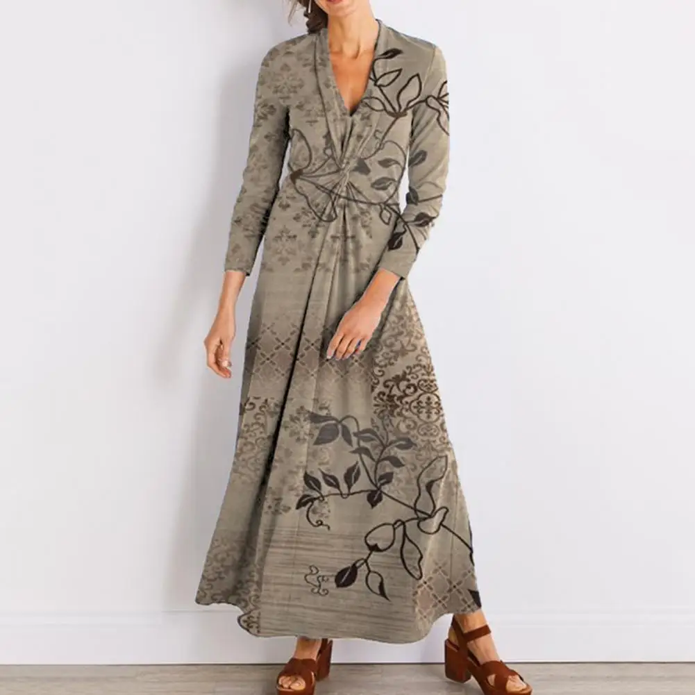 Elegant V-Neck Twist Party Long Dress Retro Leopard Patchwork Autumn Women Dress 2022 Spring Long Sleeve Casual Loose Maxi Dress
Elegant V-Neck Twist Party Long Dress Retro Leopard Patchwork Autumn Women Dress 2022 Spring Long Sleeve Casual Loose Maxi Dress