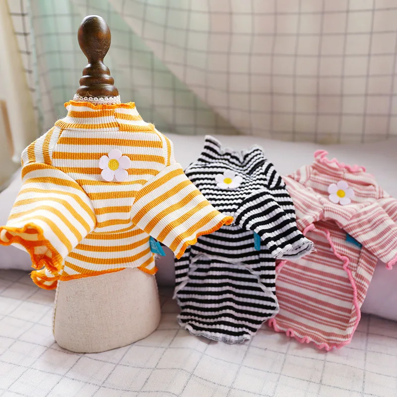 Pleated Dogs Bottom Shirt Pet Clothing Autumn Winter Stripe Cat Clothes For Small Dogs Homewear Shirts Dog Coats Puppy Apparels
Pleated Dogs Bottom Shirt Pet Clothing Autumn Winter Stripe Cat Clothes For Small Dogs Homewear Shirts Dog Coats Puppy Apparels
