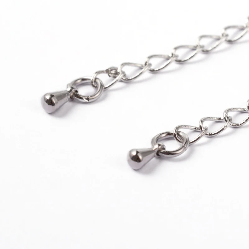 10pcs Chain Extender For jewelry Making Connector Accessories with Clasp & Clip Ends, Lobster Claw Clasp and Cord Crimp
10pcs Chain Extender For jewelry Making Connector Accessories with Clasp & Clip Ends, Lobster Claw Clasp and Cord Crimp