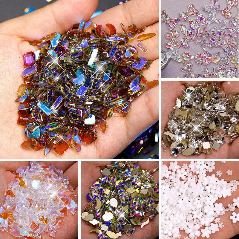 100PCS/BAG Shinning Geometry Mixed Shape Nail Charms Rhinestion Nail Art Decoration Champagne Glitter Beads Diamonds 3D Manicure
100PCS/BAG Shinning Geometry Mixed Shape Nail Charms Rhinestion Nail Art Decoration Champagne Glitter Beads Diamonds 3D Manicure