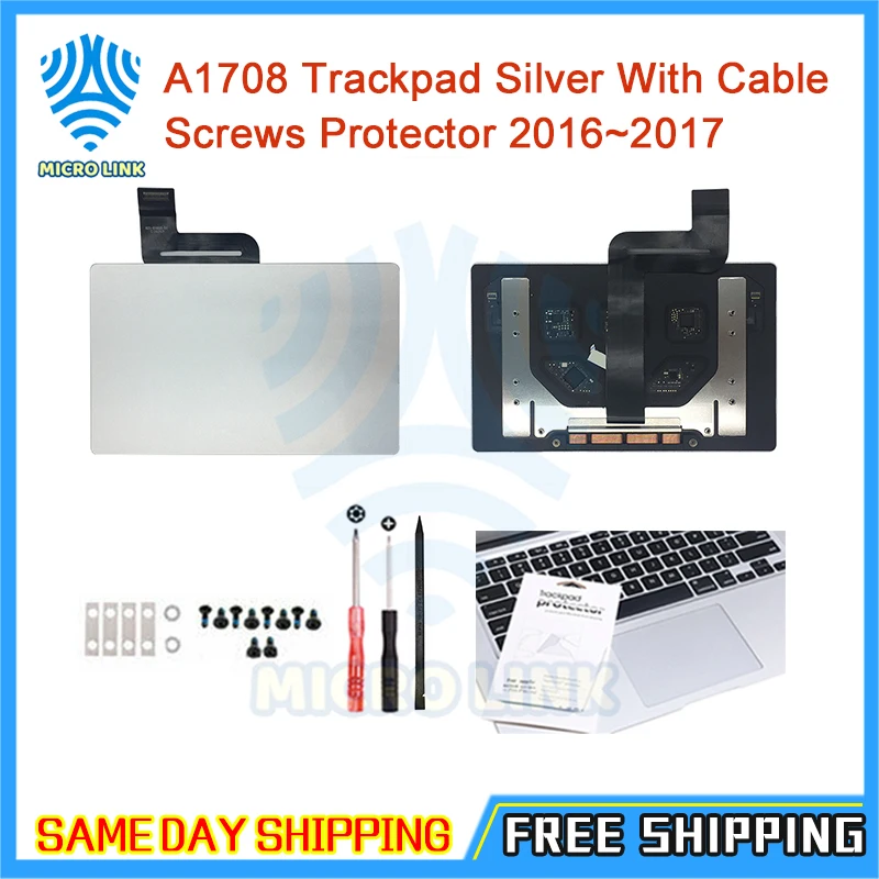 Цвет Серебряный A1708 Force Сенсорная панель тачпад с трекпадом кабель для MacBook Pro retina