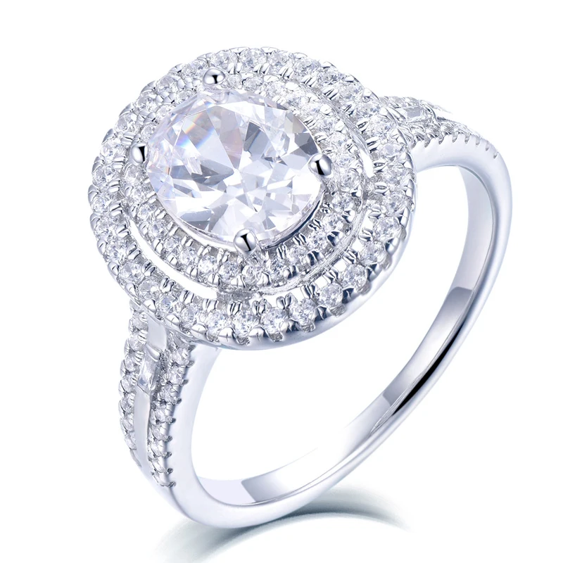 OEVAS Sparking Full Zircon Rings For Women 7*9MM Oval Gemstone 100% 925 Sterling Silver Wedding Party Bride band Fine Jewelry
OEVAS Sparking Full Zircon Rings For Women 7*9MM Oval Gemstone 100% 925 Sterling Silver Wedding Party Bride band Fine Jewelry