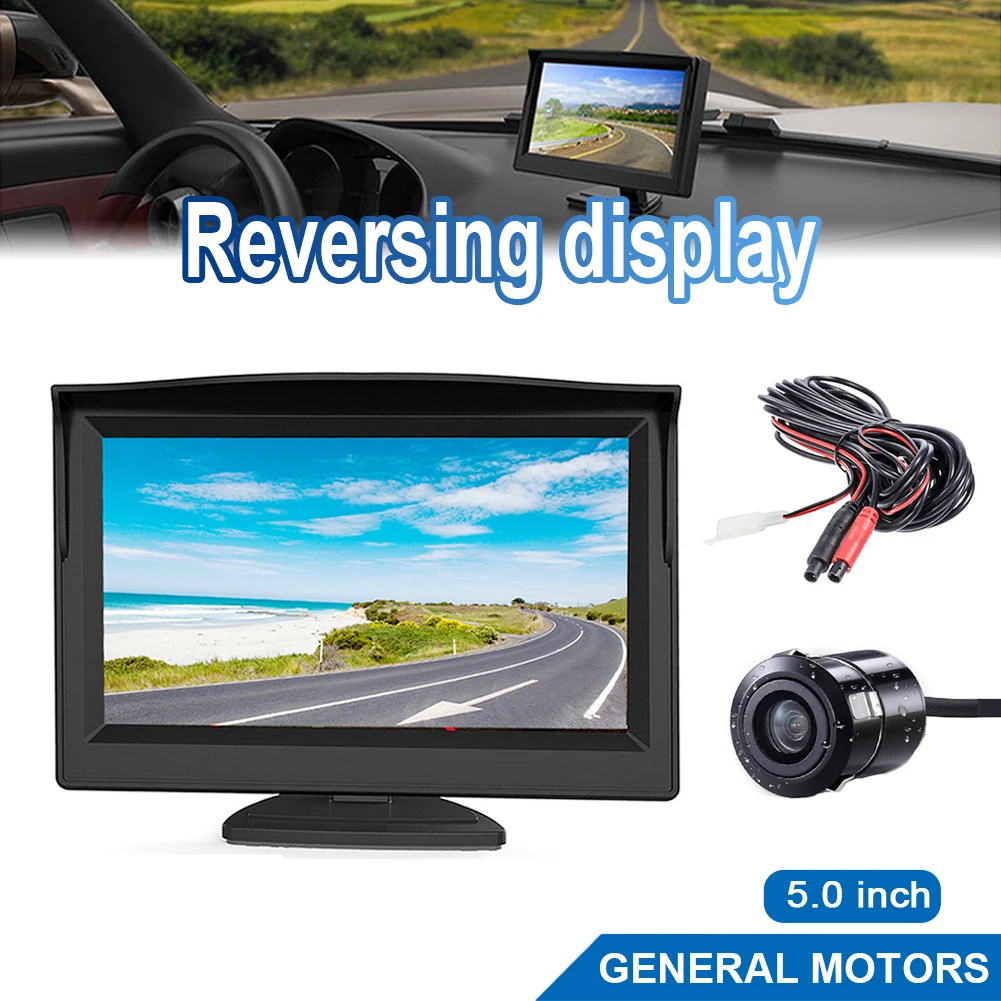 5 Inch Car Monitor TFT LCD Digital 800*480 16:9 Screen 2 Way Video Input or Wireless Reverse Rear View Camera Parking Accessory
5 Inch Car Monitor TFT LCD Digital 800*480 16:9 Screen 2 Way Video Input or Wireless Reverse Rear View Camera Parking Accessory
