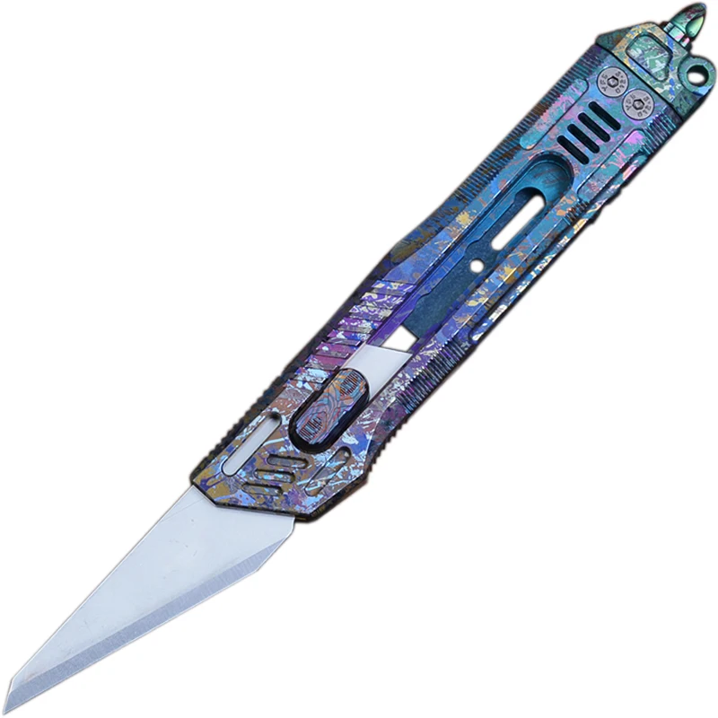 District 9 4th Titanium Alloy Utility Knife Paper Cutter Outdoor Self-defense EDC Cutter
District 9 4th Titanium Alloy Utility Knife Paper Cutter Outdoor Self-defense EDC Cutter